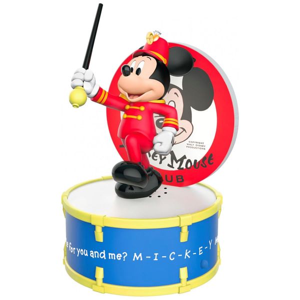 Enfeite Natalino Hallmark Keepsake 2025 Disney The Mickey Mouse Club 70 Anos de Música e Diversão, Plástico, 6,4 x 10,8 x 6,4 cm