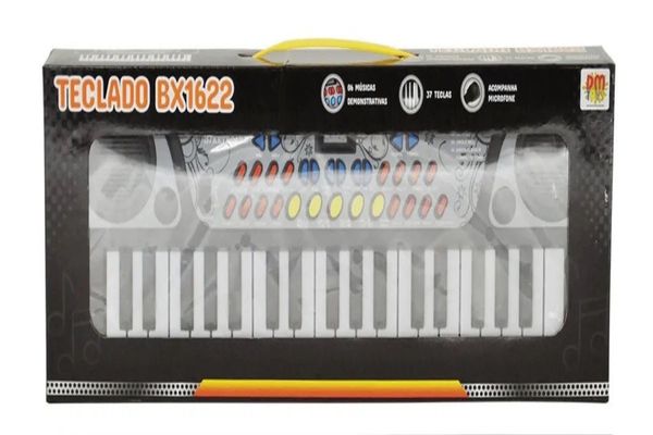Teclado Com Microfone 37 Teclas | DM Toys