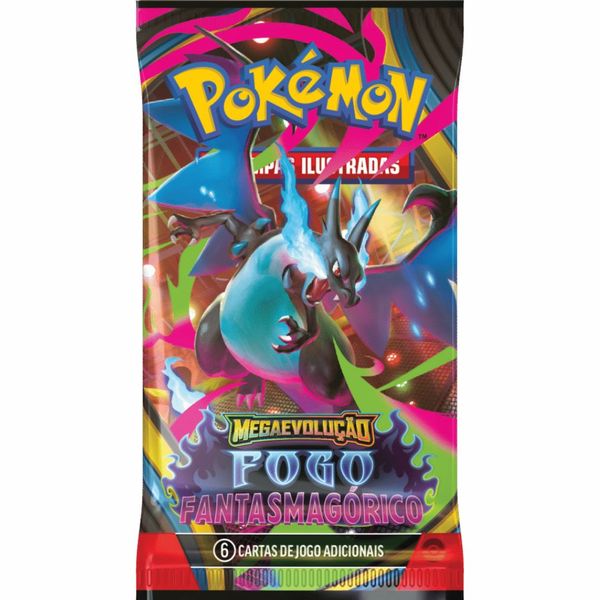Pokémon TCG Booster Fogo Fantasmagorico Megaevolução Copag