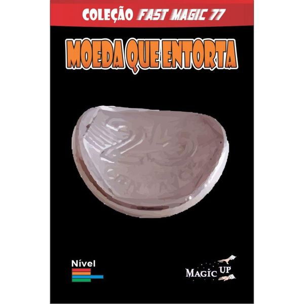 Moeda Que Entorta 0,25 Prateada Bending Coin D+
