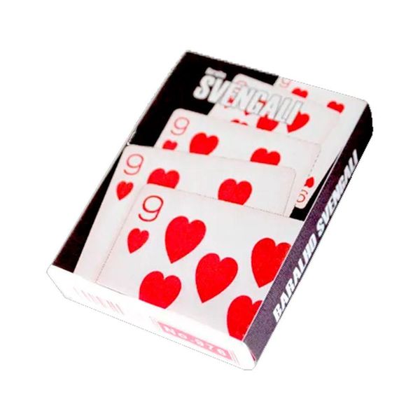 Mágica Baralho Svengali/Mágica/AsCartas Viram IguaisVermelho