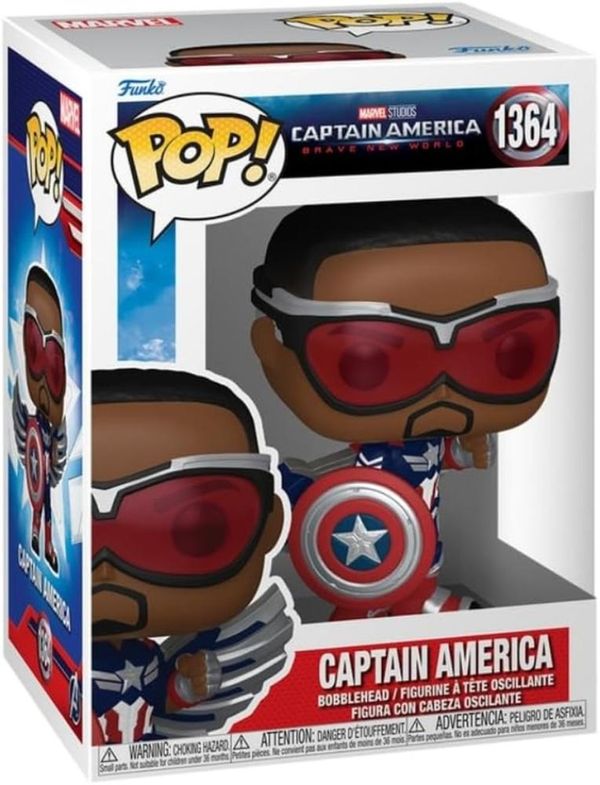 Boneco Funko Pop Capitão América (Sam Wilson) - Candide