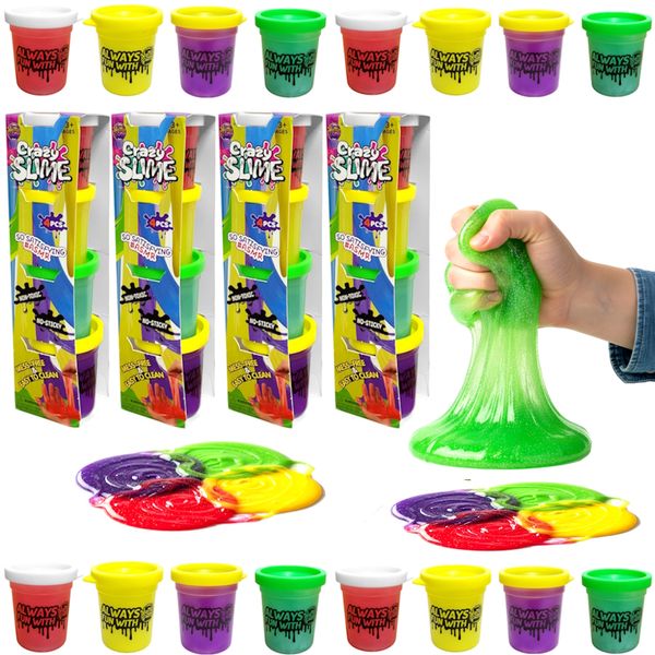 16 Potes Slime Geleca Brinquedo Lembrancinha Festa Infantil