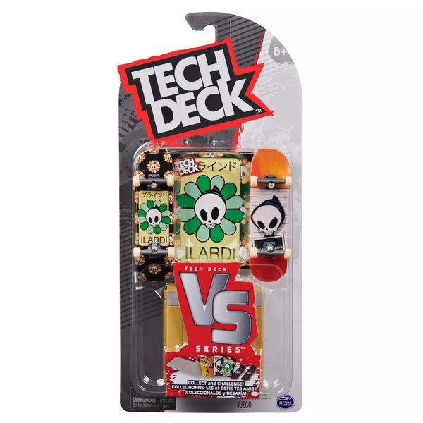 Pack Versus c/ 2 Skate de Dedo e Obstáculo Tech Deck - Spin Master Pack Versus Blind