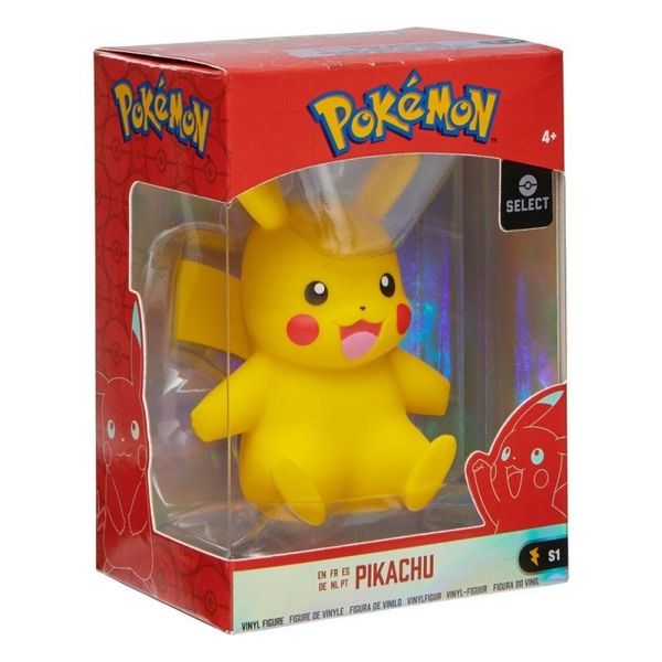 Action Figure Pokémon - Figura de Vinil 9 cm - Pokémon Select - Jazwares Pikachu