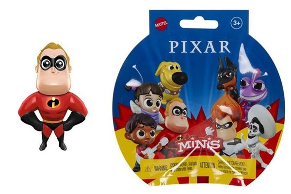 Mini Figura Pixar Minis - Mattel Sr. Incrível - Os Incríveis