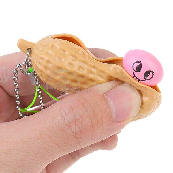 Chaveiro Amendoim Anti Apertar Silicone Sensorial
