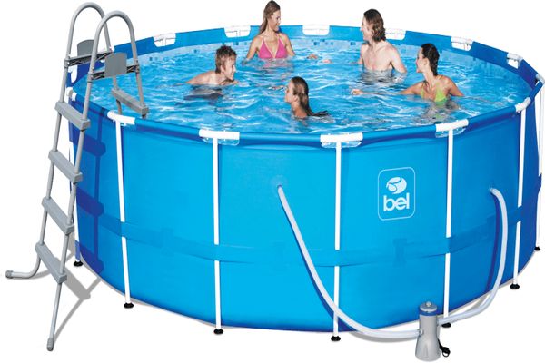 Piscina de Armação 16.000 Litros + Cobertura + Lona + Escada + Filtro 220V Bel Único
