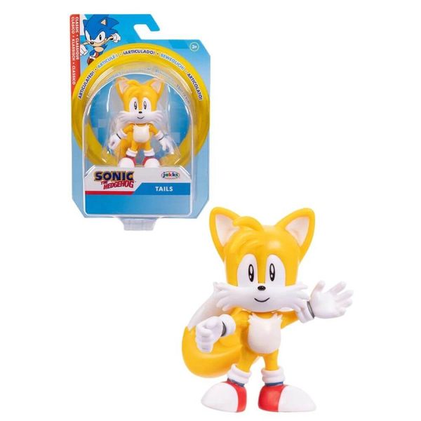 Mini Boneco Sonic Articulado 6cm - Tails Classico - Sunny 4561