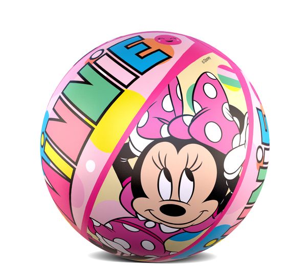 Acessórios De Praia e Piscina - Bola Inflável - 40Cm - Disney - Minnie - Etilux