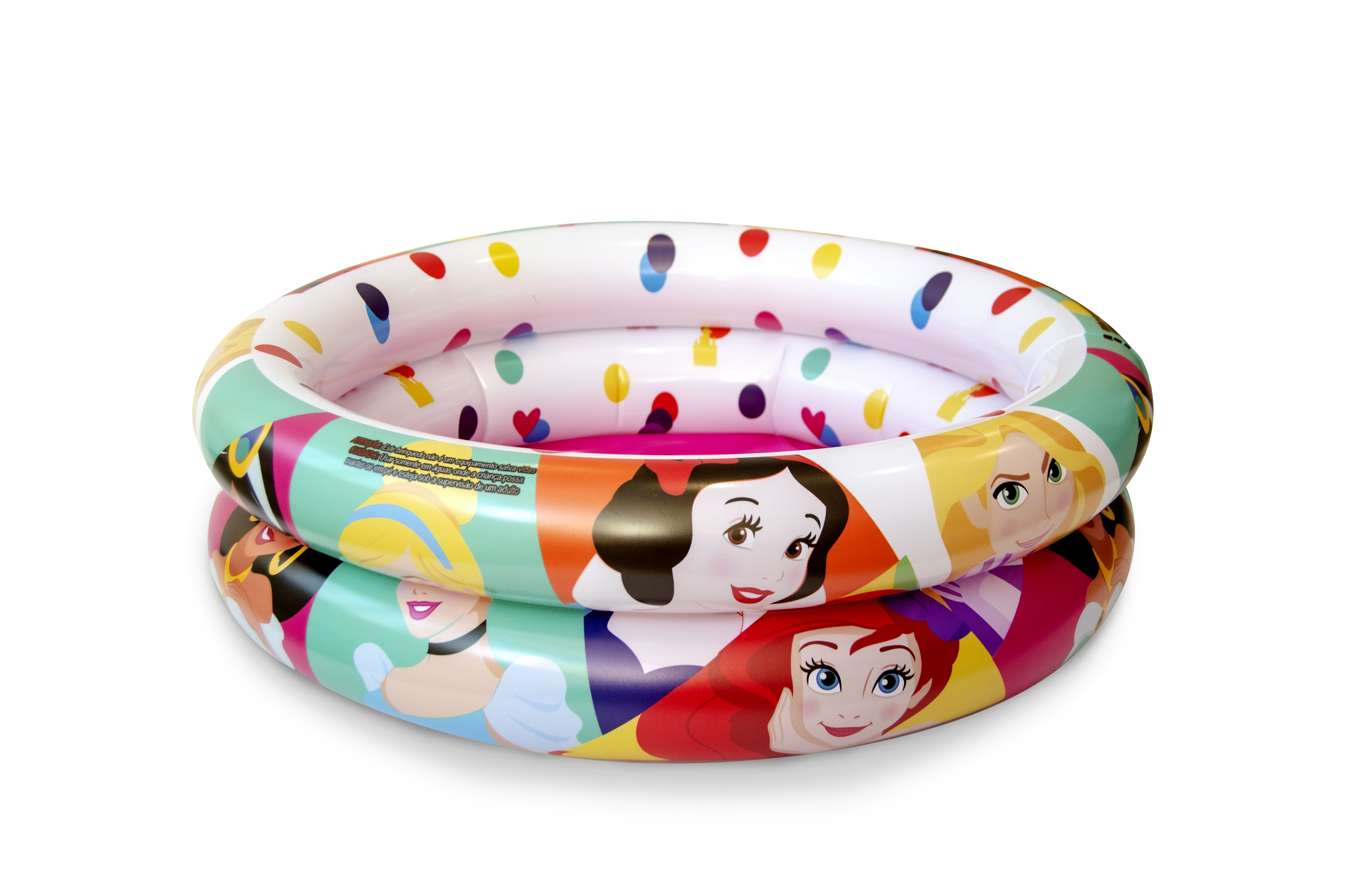 Descubra como ensinar um bebê a nadar e quais são as recomendações! 3 Piscina Inflavel 37L 65X17Cm Princesas Etilux 1