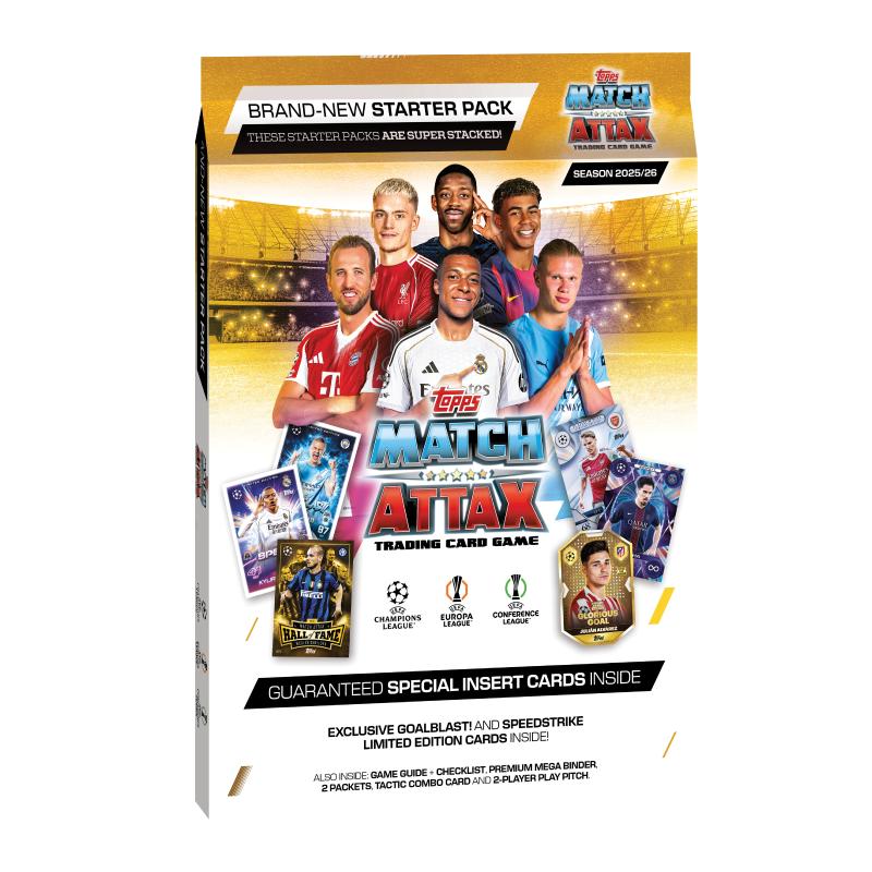 Cartas Colecionáveis - Topps Cards Ucc - 2026 - Match Attax Starter - Pack 32 Cards - Topps