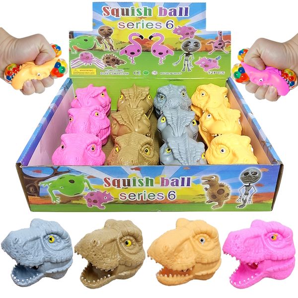 24 Dinos Rex de Apertar Squishy lembrancinha Festa Infantil