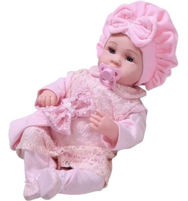 Boneca Bebe Reborn Laura Baby Lais 0704