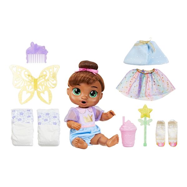 Boneca- Baby Alive - Moda De Conto De Fadas - Morena - Hasbro