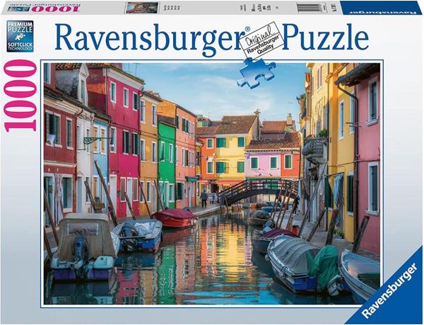 Puzzle 1000 Peças Burano, Italia Ravensburger 12000623