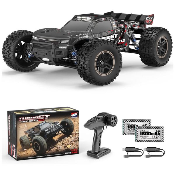 Carro RC Escala 1:121 Motor sem Escova com ESC Independente, Atinge 52 km/h, para Adultos e Adolescentes, HAIBOXING 2997A