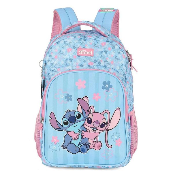 Mochila de Costas Luxcel Stitch Angel Abraço Rosa Único