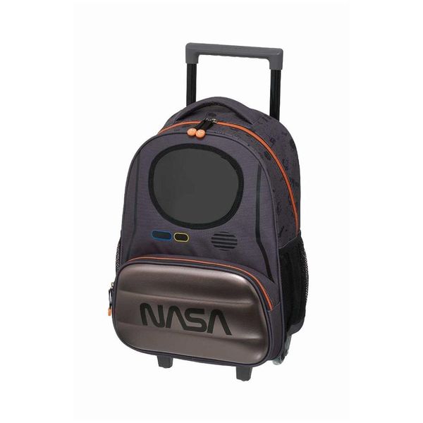 Mochila de Rodinhas Pacific Pack Me Space Travel Cinza Único