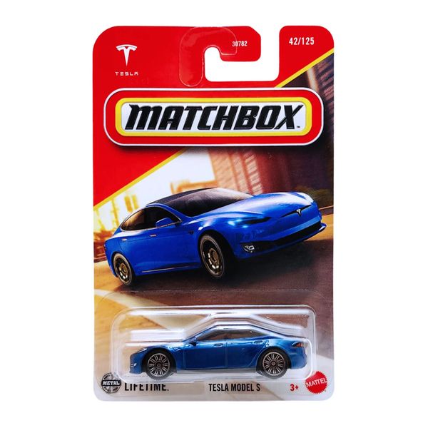 Carrinho Matchbox Tesla Model S JBN85
