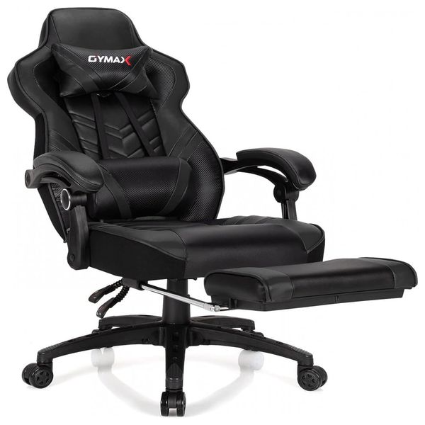 Cadeira Gamer Ergonômica e Reclinável com Apoio Lombar e Cabeça, e, POWERSTONE, Rosa