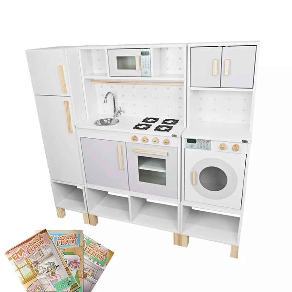 Módulo Crescer Cozinha Completa Cinza