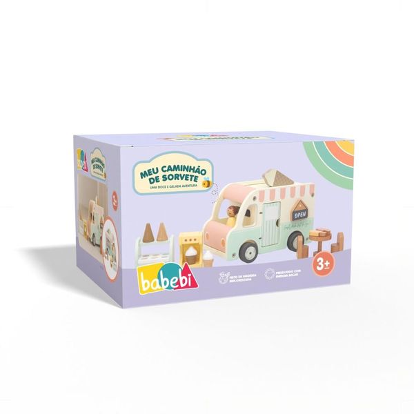 Brinquedo Caminhão De Sorvete Babebi - 3006