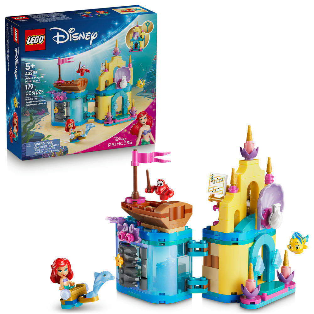 LEGO - Disney - Princesas - Mini Palácio Mágico Da Ariel - 43285