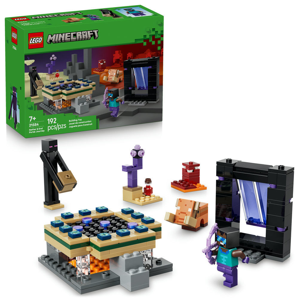 LEGO - Minecraft - Jornada Ao Nether E Portal Do End - 21584
