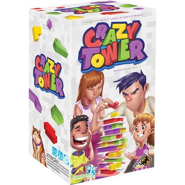Jogo de Tabuleiro - Crazy Tower - Asmodee