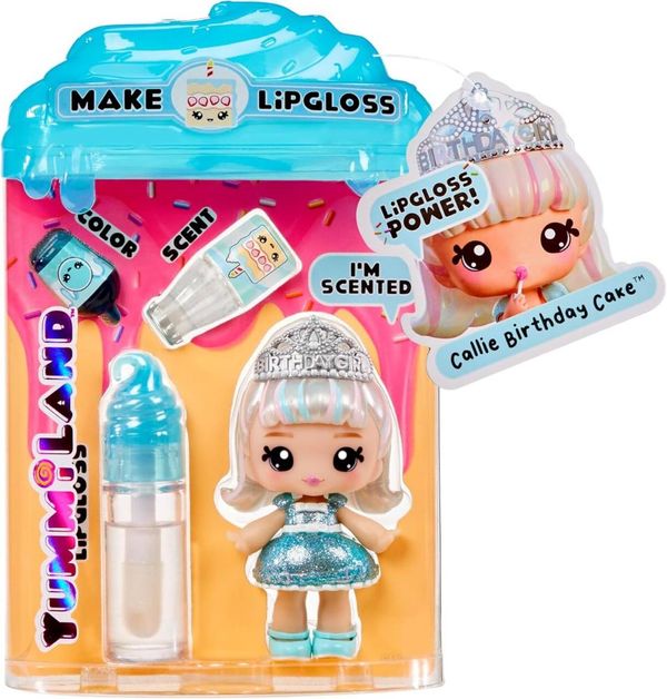Boneca Yummiland Lipgloss Callie Birthday Colecionável - MGA