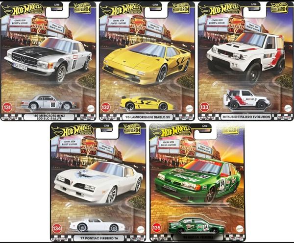 Hot Wheels Boulevard - Set 2025 (5 miniaturas)