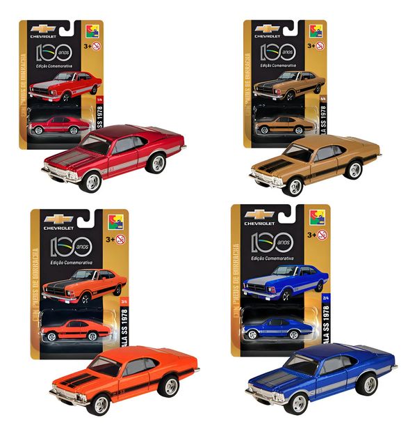 Kit 4 Opalas 1978 SS Edição 100 Anos CKS Toys Die Cast Original 1magnus
