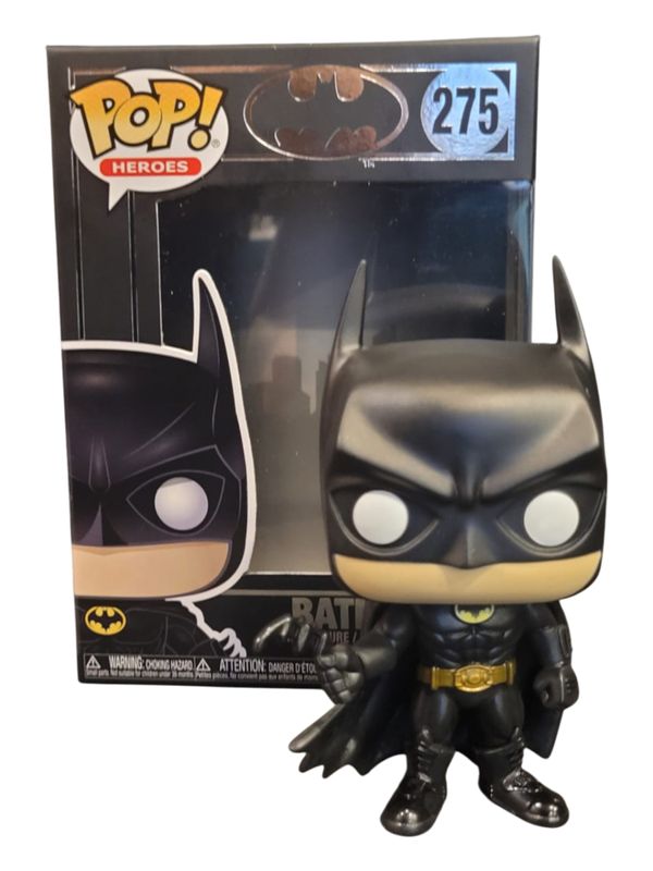 Figura Funko Pop! DC Comics - Batman Silver Edition (80 anos) #275 - Traje Preto /dourado - Novo Original 1magnus FU3724