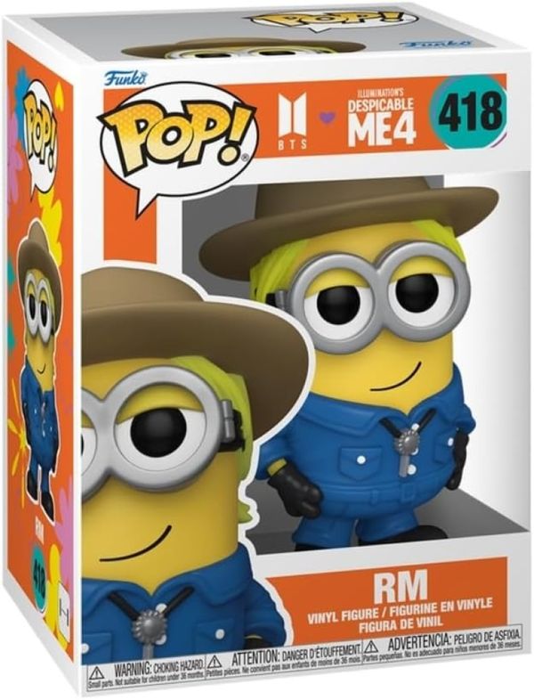 Funko Pop BTS Rm 418 Vesão de Minions