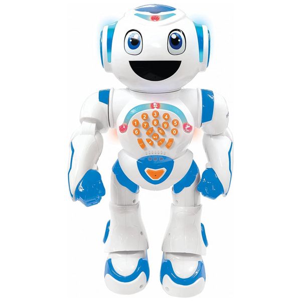 Robô Programável LEXiBOOK ROB85EN com Controle Remoto para Crianças Acima de 6 Anos, Branco