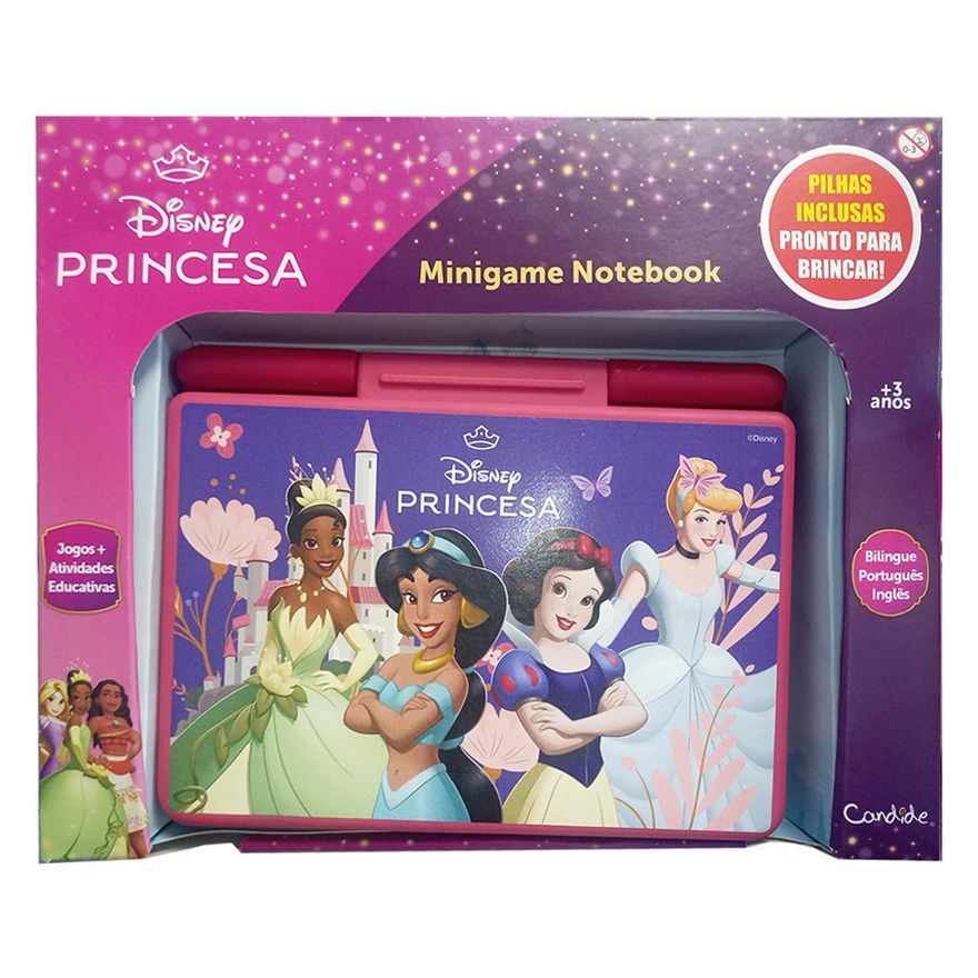 Minigame---Notebook---Disney---Princesas---Com-Tela-Incorporada---Pilhas-Inclusas---Candide-2