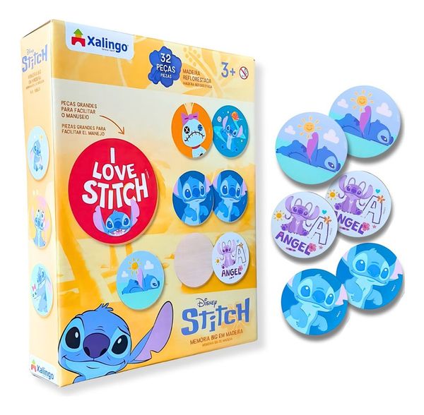 JOGO DA MEMORIA 32 PECAS MEMORIA BIG STITCH - XALINGO