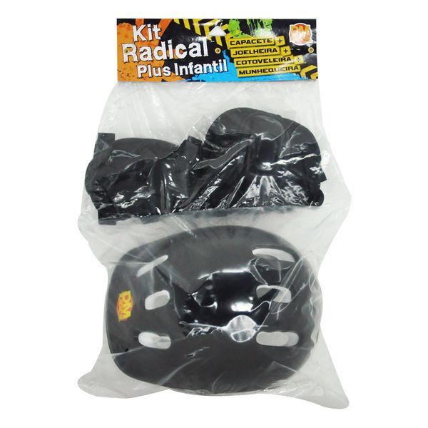 KIT RADICAL PLUS INFANTIL PRETO - DM BRASIL