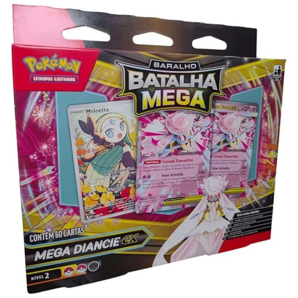 POKÉMON TCG - BATALHA MEGA GENGAR E DIANCIE - COPAG ROSA