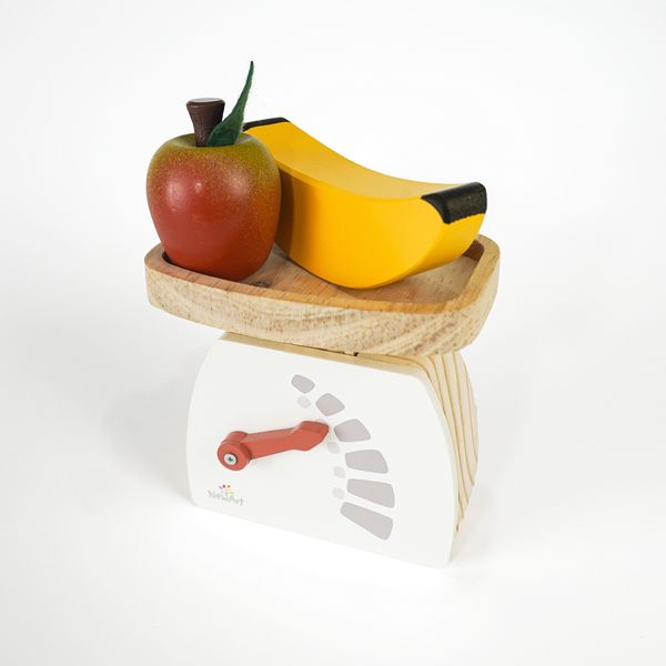 Kit Balança Brinquedo Infantil de Madeira