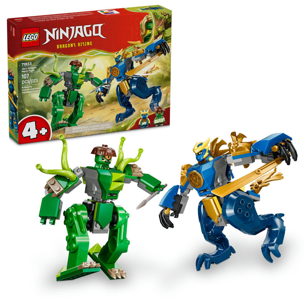 LEGO - Ninjago - Combate Com O Robô Dragão Do Jay - 71853