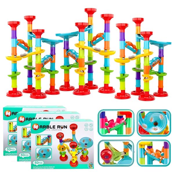 Pista Bolinhas Infantil Labirinto Montável Marble Run 150pçs