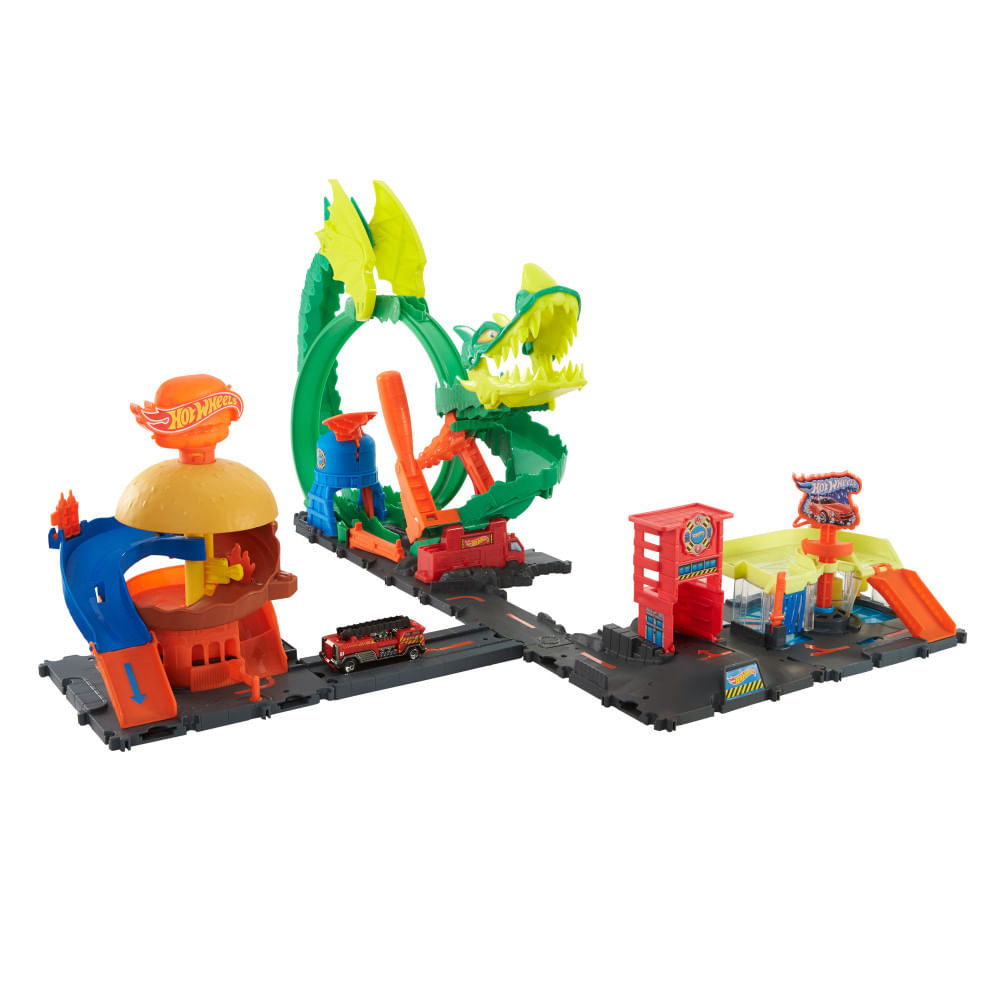 Pista De Percurso - Hot Wheels - City - Downtown - Mattel - Modelos Unitários Sortidos