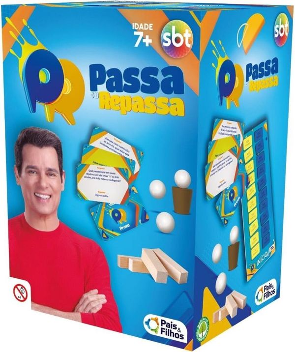 Jogo Passa Ou Repassa SBT Pais E Filhos - 793390-1