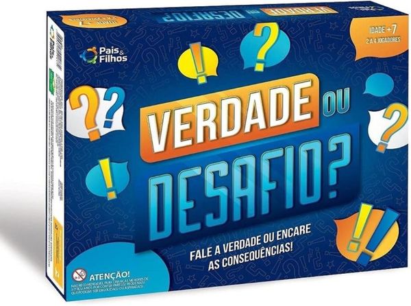 Jogo De Tabuleiro Verdade Ou Desafio Pais E Filhos - 2183