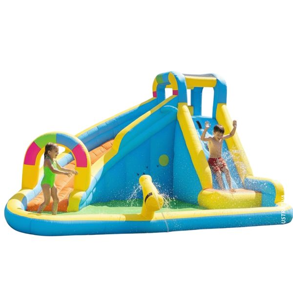 Playground Importway Escorregador Inflável com Canhão de Água