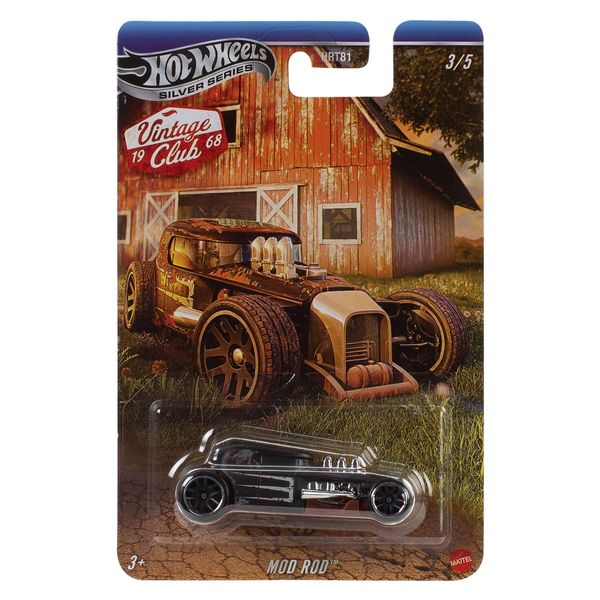 Carrinho Hot Wheels Silver Series 1968 Vintage Club Mod Rod JKY33