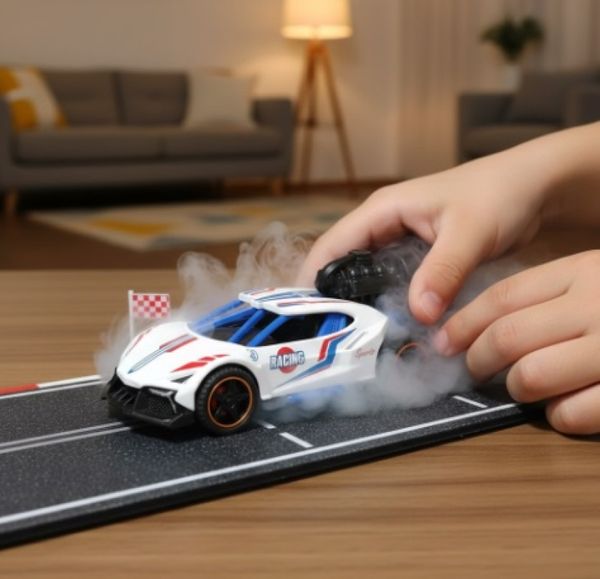 Carro de Corrida Sport - Luz, Som e Efeito de Fumaça Real!