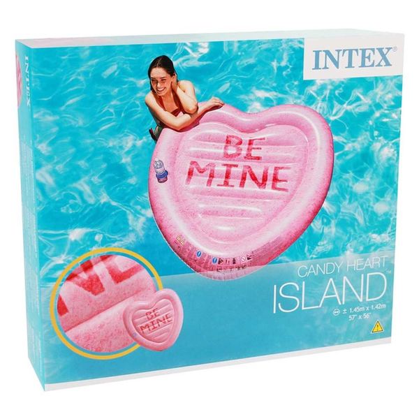 Colchão Inflável Coração Doce 1.45m X 1.42m - Intex 58789